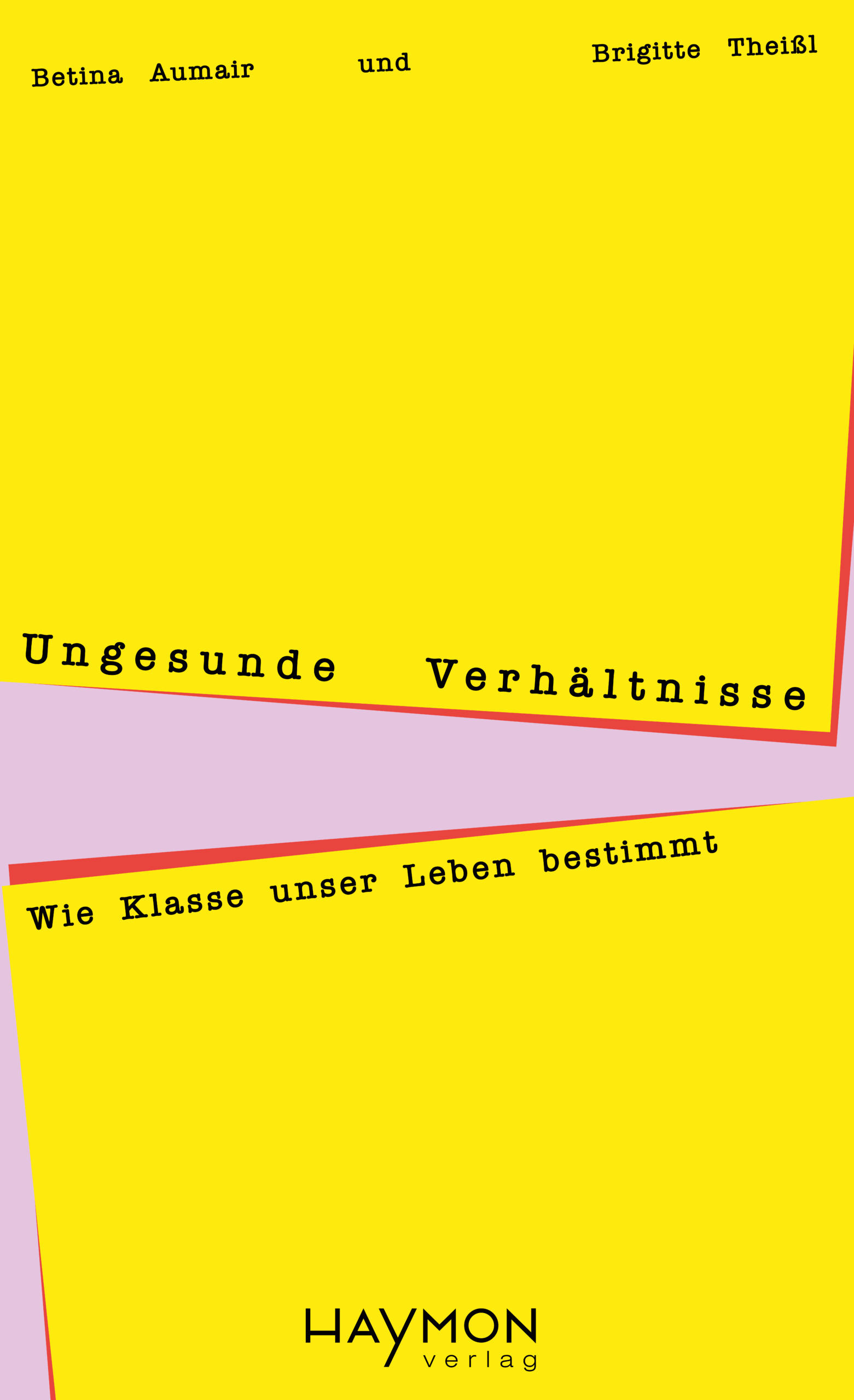 Betina Aumair/Brigitte Theißl: Ungesunde Verhältnisse. Wie Klasse unser Leben bestimmt.